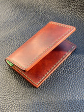 Load image into Gallery viewer, Our men's wallets are meticulously hand stitched using the finest leathers from around the world, whether you are looking for Italian vegetable tanned leather, shell Cordovan or exotic leathers then www.leathercompositions.com are able to produce something unique to you. Choose from our wallets in store or design your own unique colour and leather scheme