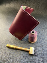 Load image into Gallery viewer, Our men's wallets are meticulously hand stitched using the finest leathers from around the world, whether you are looking for Italian vegetable tanned leather, shell Cordovan or exotic leathers then www.leathercompositions.com are able to produce something unique to you. Choose from our wallets in store or design your own unique colour and leather scheme