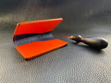 Load image into Gallery viewer, Our men's wallets are meticulously hand stitched using the finest leathers from around the world, whether you are looking for Italian vegetable tanned leather, shell Cordovan or exotic leathers then www.leathercompositions.com are able to produce something unique to you. Choose from our wallets in store or design your own unique colour and leather scheme