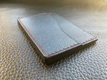 Load image into Gallery viewer, Compact handmade leather wallet with 3 pockets to store all of your cards and cash. This leather cardholder is meticulously handmade and is part of our leather wallet rangewww.leathercompositions.com