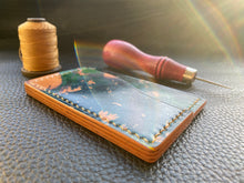 Load image into Gallery viewer, Our handmade leather goods are perfect for every day use, whether you are looking for a handmade wallet, coin holder purse or one of our items from the bifold card holder range, we will have what you need or make what you want www.leathercompositions.com