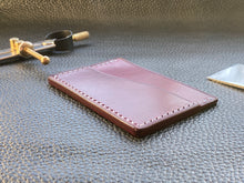 Load image into Gallery viewer, Our handmade leather goods are perfect for every day use, whether you are looking for a handmade wallet, coin holder purse or one of our items from the bifold card holder range, we will have what you need or make what you want www.leathercompositions.com