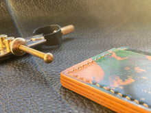 Load image into Gallery viewer, Our handmade leather goods are perfect for every day use, whether you are looking for a handmade wallet, coin holder purse or one of our items from the bifold card holder range, we will have what you need or make what you want www.leathercompositions.com