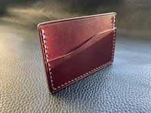 Load image into Gallery viewer, Our UK leather wallets are handmade using Italian leathers and the finest cordovan and exotics from around the world. Meticulously handmade and hand stitched using traditional methods to ensure the highest quality UK leather goods are made.www.leathercompositions.com