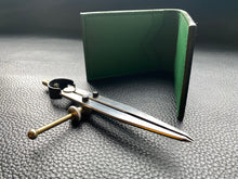 Load image into Gallery viewer, Handmade leather wallet is perfect for carrying your cards and looking stylish. Our handmade leather goods are completely UK made in our atelier using the finest leathers and traditional leather techniques, no machines are involved as our artisan hand stitches every items to ensure we produce luxury leather accessories to last a lifetime www.leathercompositions.com