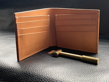 Load image into Gallery viewer, Our men's wallets are meticulously hand stitched using the finest leathers from around the world, whether you are looking for Italian vegetable tanned leather, shell Cordovan or exotic leathers then www.leathercompositions.com are able to produce something unique to you. Choose from our wallets in store or design your own unique colour and leather scheme