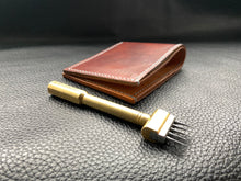 Load image into Gallery viewer, Our men's wallets are meticulously hand stitched using the finest leathers from around the world, whether you are looking for Italian vegetable tanned leather, shell Cordovan or exotic leathers then www.leathercompositions.com are able to produce something unique to you. Choose from our wallets in store or design your own unique colour and leather scheme