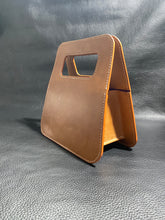 Load image into Gallery viewer, Retro styled fashion ladies fashion handbag. Perfect to accompany both formal and casual attire. Made from the finest leathers from the best tanneries around the world. We can change the leather, colours, stitching and edge colour to make this bag unique to you.www.leathercompositions.com