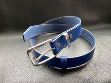 Load image into Gallery viewer, To accompany our handmade leather wallets we have created stylish handcrafted Italian vegetable tanned belts, hand stitched and using the finest English and Italian hardwarewww.leathercompositions.com