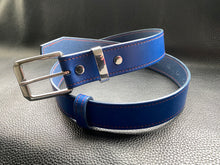 Load image into Gallery viewer, To accompany our handmade leather wallets we have created stylish handcrafted Italian vegetable tanned belts, hand stitched and using the finest English and Italian hardwarewww.leathercompositions.com