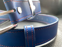 Load image into Gallery viewer, To accompany our handmade leather wallets we have created stylish handcrafted Italian vegetable tanned belts, hand stitched and using the finest English and Italian hardwarewww.leathercompositions.com