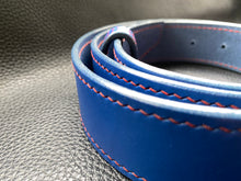 Load image into Gallery viewer, To accompany our handmade leather wallets we have created stylish handcrafted Italian vegetable tanned belts, hand stitched and using the finest English and Italian hardwarewww.leathercompositions.com