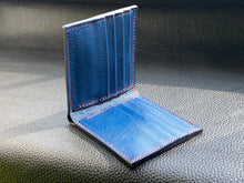 Load image into Gallery viewer, Our men's wallets are meticulously hand stitched using the finest leathers from around the world, whether you are looking for Italian vegetable tanned leather, shell Cordovan or exotic leathers then www.leathercompositions.com are able to produce something unique to you. Choose from our wallets in store or design your own unique colour and leather scheme