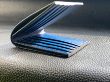 Load image into Gallery viewer, Our men's wallets are meticulously hand stitched using the finest leathers from around the world, whether you are looking for Italian vegetable tanned leather, shell Cordovan or exotic leathers then www.leathercompositions.com are able to produce something unique to you. Choose from our wallets in store or design your own unique colour and leather scheme
