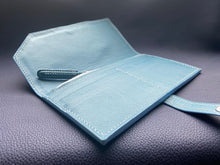 Load image into Gallery viewer, Ladies Leather Purse, which can be used as a clutch bag. The middle zip aspect can be used as a coin purse or coin pocket is ideal for storing valuables. This quality lady's wallet is both fashionable and practical and is made from the finest luxury leather.www.leathercompositions.com