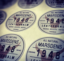 Load image into Gallery viewer, Small batch artisan leather balm that is perfect for nourishing vegetable tanned leather to keep it soft and supple. 100% handmade from 100% natural products so this balm is kind to your luxury leather goods. www.leathercompositions.com