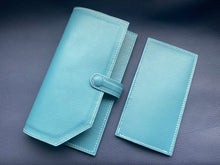 Load image into Gallery viewer, Ladies Leather Purse, which can be used as a clutch bag. The middle zip aspect can be used as a coin purse or coin pocket is ideal for storing valuables. This quality lady&#39;s wallet is both fashionable and practical and is made from the finest luxury leather.www.leathercompositions.com
