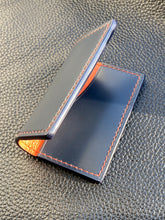 Load image into Gallery viewer, Our men&#39;s wallets are meticulously hand stitched using the finest leathers from around the world, whether you are looking for Italian vegetable tanned leather, shell Cordovan or exotic leathers then www.leathercompositions.com are able to produce something unique to you. Choose from our wallets in store or design your own unique colour and leather scheme
