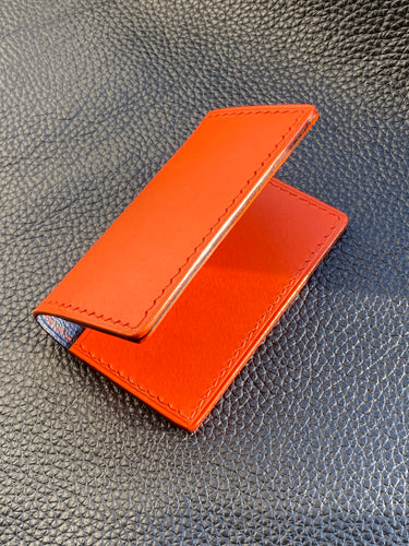 Our men's wallets are meticulously hand stitched using the finest leathers from around the world, whether you are looking for Italian vegetable tanned leather, shell Cordovan or exotic leathers then www.leathercompositions.com are able to produce something unique to you. Choose from our wallets in store or design your own unique colour and leather scheme
