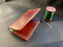 Load image into Gallery viewer, Our men&#39;s wallets are meticulously hand stitched using the finest leathers from around the world, whether you are looking for Italian vegetable tanned leather, shell Cordovan or exotic leathers then www.leathercompositions.com are able to produce something unique to you. Choose from our wallets in store or design your own unique colour and leather scheme
