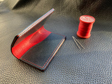 Load image into Gallery viewer, Our men&#39;s wallets are meticulously hand stitched using the finest leathers from around the world, whether you are looking for Italian vegetable tanned leather, shell Cordovan or exotic leathers then www.leathercompositions.com are able to produce something unique to you. Choose from our wallets in store or design your own unique colour and leather scheme
