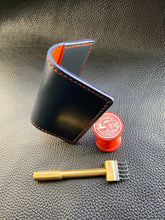 Load image into Gallery viewer, Our men&#39;s wallets are meticulously hand stitched using the finest leathers from around the world, whether you are looking for Italian vegetable tanned leather, shell Cordovan or exotic leathers then www.leathercompositions.com are able to produce something unique to you. Choose from our wallets in store or design your own unique colour and leather scheme

