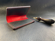 Load image into Gallery viewer, Our men&#39;s wallets are meticulously hand stitched using the finest leathers from around the world, whether you are looking for Italian vegetable tanned leather, shell Cordovan or exotic leathers then www.leathercompositions.com are able to produce something unique to you. Choose from our wallets in store or design your own unique colour and leather scheme
