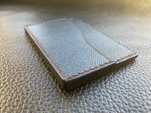Load image into Gallery viewer, Compact handmade leather wallet with 3 pockets to store all of your cards and cash. This leather cardholder is meticulously handmade and is part of our leather wallet rangewww.leathercompositions.com
