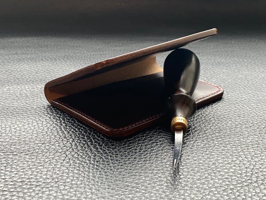 Handmade leather wallet is perfect for carrying your cards and looking stylish. Our handmade leather goods are completely UK made in our atelier using the finest leathers and traditional leather techniques, no machines are involved as our artisan hand stitches every items to ensure we produce luxury leather accessories to last a lifetime www.leathercompositions.com