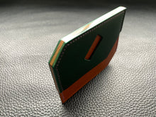 Load image into Gallery viewer, Elegant and stylish Italian leather wallet, a perfect handmade cardholder for either formal use or as an every day carry. Handcrafted and hand stitched to create a luxury leather cardholder www.leathercompositions.com
