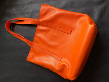 Load image into Gallery viewer, Made to order bespoke leather tote bag, fully handmade in the UK using the finest Italian leathers and meticulously hand stitched to provide heirloom quality products to last a lifetime. Fully customisable to make our bags truly unique to our customers.www.leathercompositions.com
