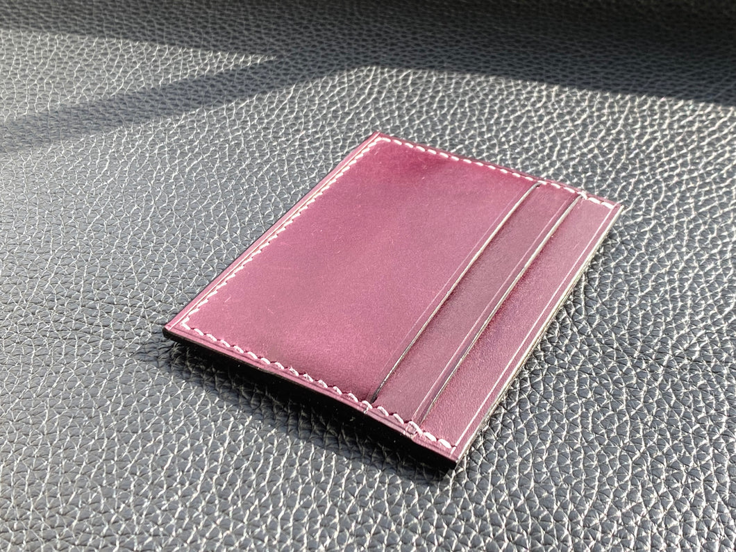 Elegant and stylish Italian leather wallet, a perfect handmade cardholder for either formal use or as an every day carry. Handcrafted and hand stitched to create a luxury leather cardholderwww.leathercompositions.com