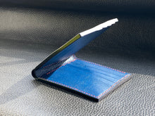 Load image into Gallery viewer, Our men&#39;s wallets are meticulously hand stitched using the finest leathers from around the world, whether you are looking for Italian vegetable tanned leather, shell Cordovan or exotic leathers then www.leathercompositions.com are able to produce something unique to you. Choose from our wallets in store or design your own unique colour and leather scheme
