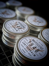 Load image into Gallery viewer, Small batch artisan leather balm that is perfect for nourishing vegetable tanned leather to keep it soft and supple. 100% handmade from 100% natural products so this balm is kind to your luxury leather goods. www.leathercompositions.com
