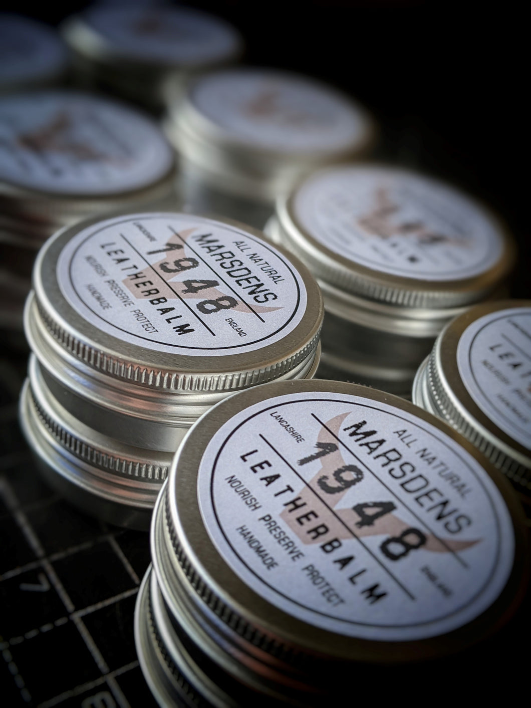 Small batch artisan leather balm that is perfect for nourishing vegetable tanned leather to keep it soft and supple. 100% handmade from 100% natural products so this balm is kind to your luxury leather goods. www.leathercompositions.com